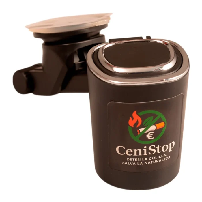 cenicero coche con soporte