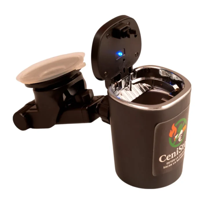 cenicero para coche con ventosa